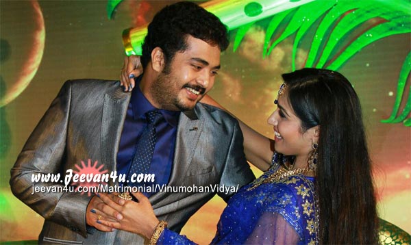 Vinu Mohan Vidya Wedding Reception